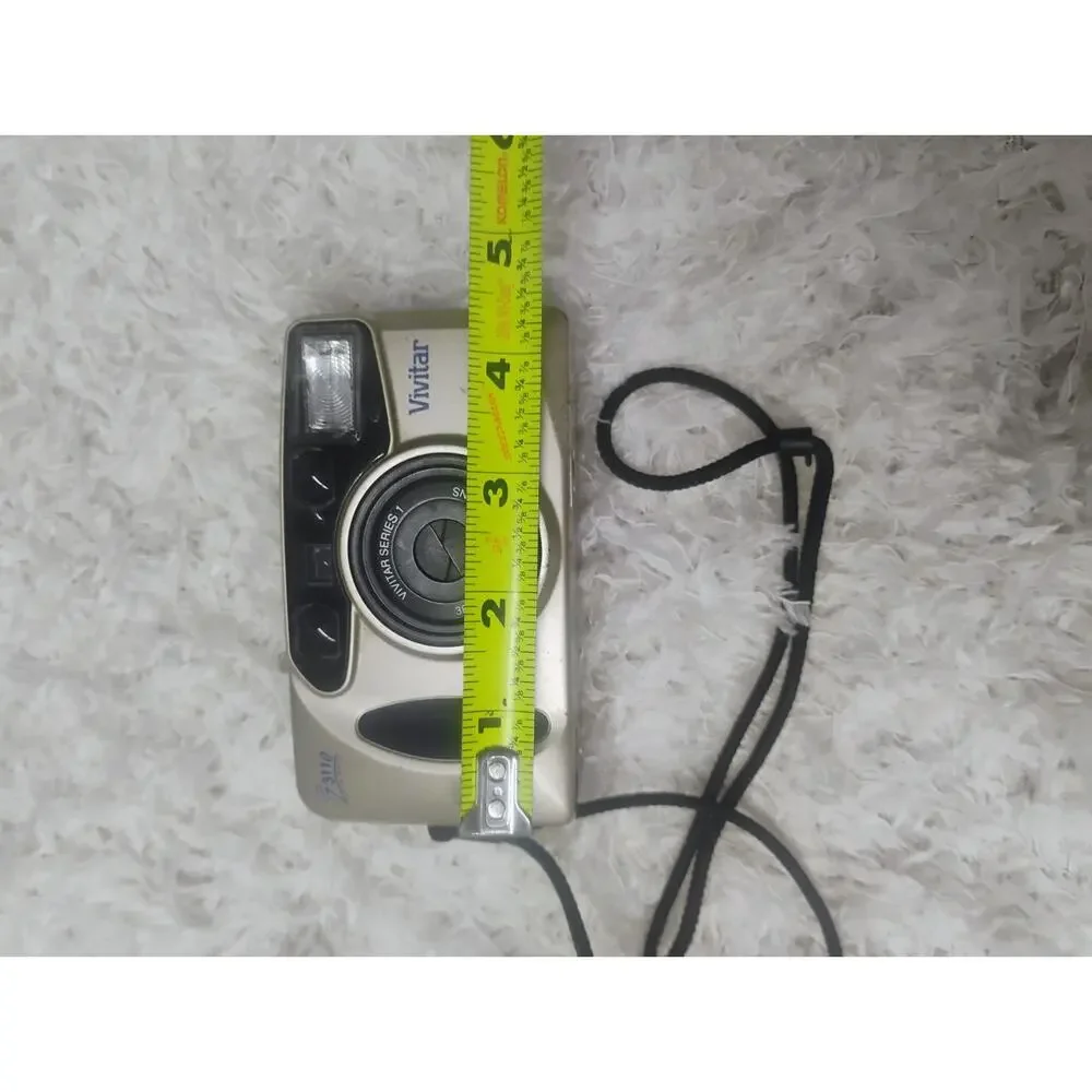 Vintage Vivitar PZ 3110 Day Date 38mm Point & Shoot Film Camera *Tested* Photo